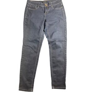 White‎ House Black Market Noir Feel Beautiful Skinny Leg Jeans Size S